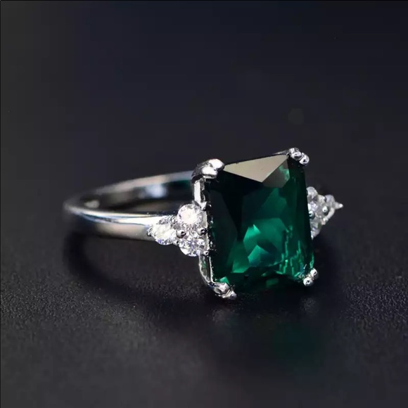 Jewelry - New Fine Engagement Ring 925 Sterling Silver